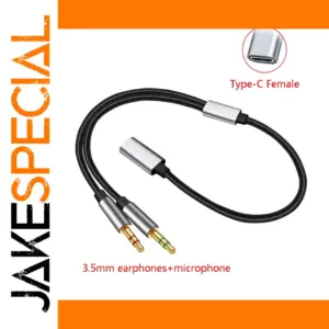 3.5mm to USB-C Audio Adapter for Phone and Tablet