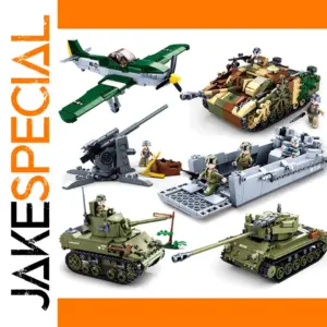 WW2 Normandy Military Tank and Vehicle Set