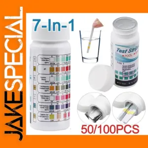 7-in-1 Pool Water Test Strips for Quality