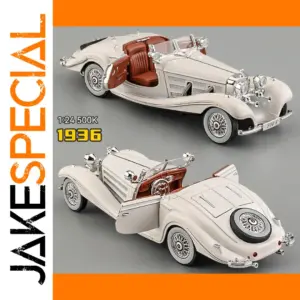 Vintage 1/24 Scale Benz 500K Model Car