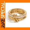 Minimalist Stainless Steel Double Layer Ring