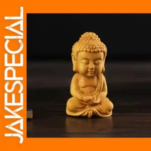 Buddha Wooden Statue for Home Decor