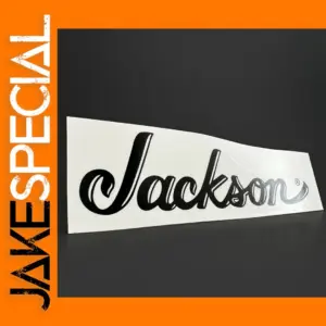 Jackson Guitar Logo Waterslide Decal Set