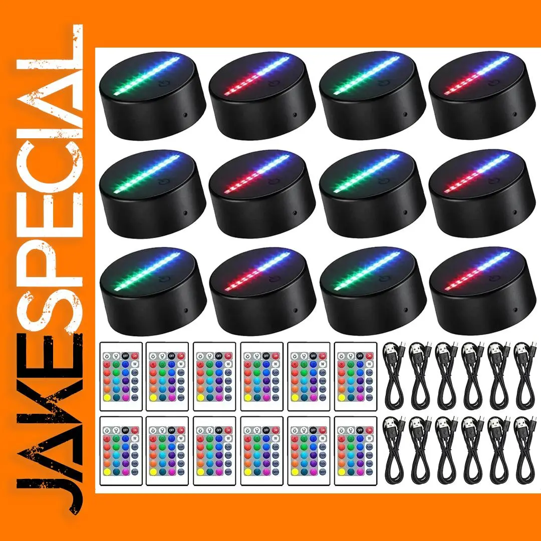 Multi-Color LED Lamp Base for Atmosphere Settings 1 Multi-Color LED Lamp Base for Atmosphere Settings