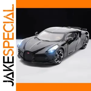 1/32 Scale Black Sports Car Model Toy