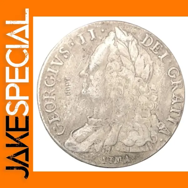 George II Silver Plated Coin Replica 1840