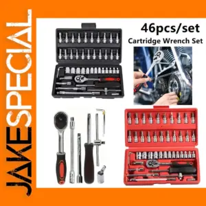 46pcs Auto Repair Socket Wrench Kit