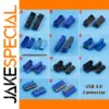 USB 3.0 19/20Pin Male Female Connectors Set