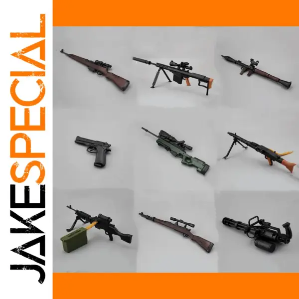 1/6 Scale Military Sniper Rifle and Accessories