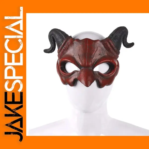 Demon Half Face Mask for Halloween Parties