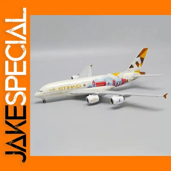 Etihad A380 Diecast Model 1:400 Scale