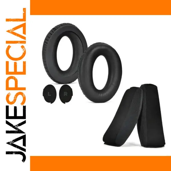 M6CA Leather Earpads & Headband for Aviation Headsets
