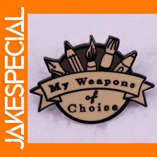 Creative Retro Brooch Enamel Pin for Artists
