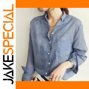Casual Women's Long Sleeve White Blouse