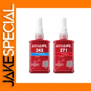 Thread Lock Blue and Red 2-Pack LOOLIFL 50ml
