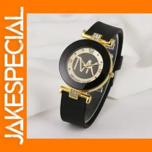 Women's Quartz Watch with Silicone Band