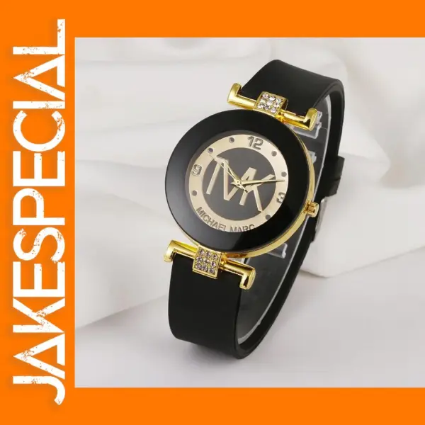 Women's Quartz Watch with Silicone Band