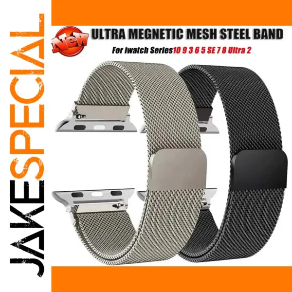 Milanese Loop for Apple Watch Series 10 9 8 7 6 5 Ultra 2