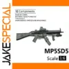1:6 Scale MP5SD5 Submachine Gun Model