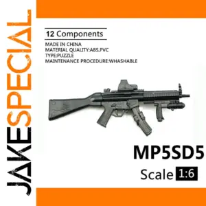 1:6 Scale MP5SD5 Submachine Gun Model