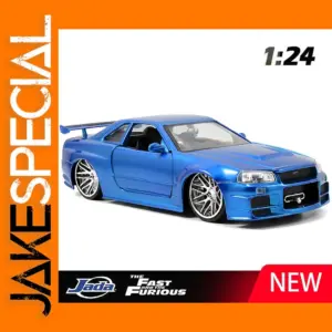 Maisto 1:24 Fast & Furious GTR R34 Diecast Car
