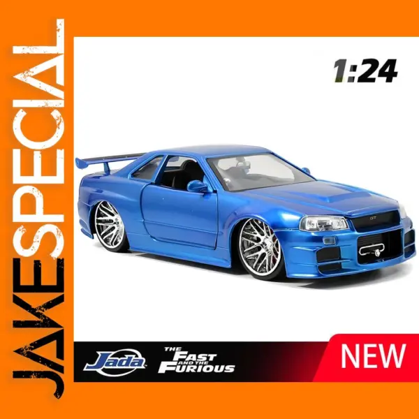 Maisto 1:24 Fast & Furious GTR R34 Diecast Car