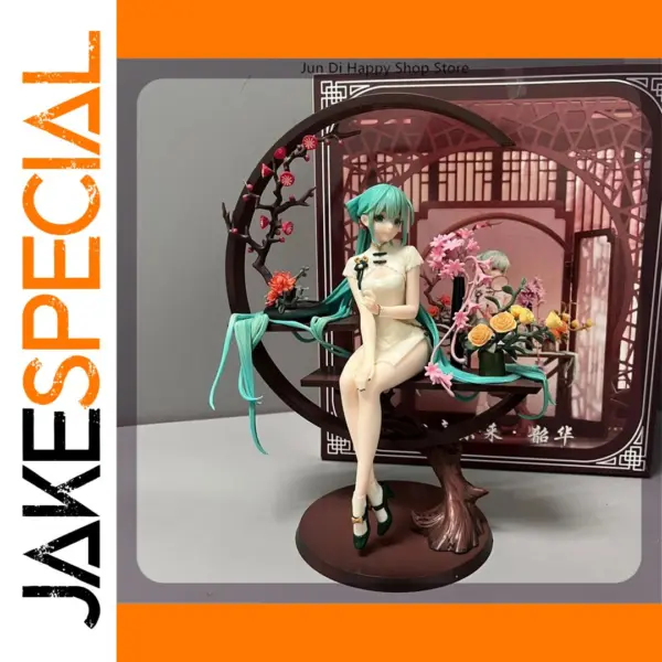 25cm Hatsune Miku Cheongsam Figure Ornament