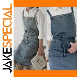 Premium Denim Apron for Cooking and Baking