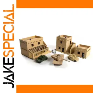 1/72 Wooden Two-Story Building Model Kit
