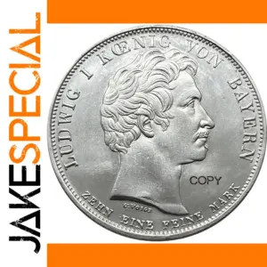 Bavaria 1828 Silver Plated Commemorative Coin