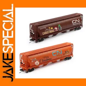 HO Scale 4-Bay Grain Covered Hopper Model