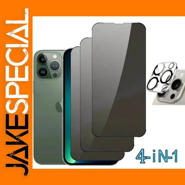 Anti Spy Tempered Glass for iPhone 16 15 14 13