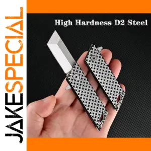 D2 Steel Folding Knife Compact EDC Tool