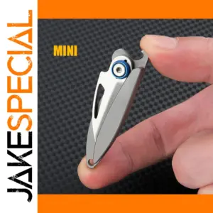 Mini Folding Knife with Titanium Alloy Handle