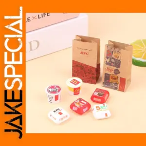 Miniature Fast Food Takeaway Package Set