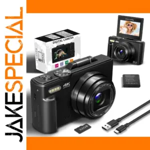 4K Digital Camera for Vlogging and Photography