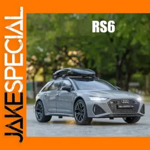 1/24 RS6 Diecast Car Model with Pull Back