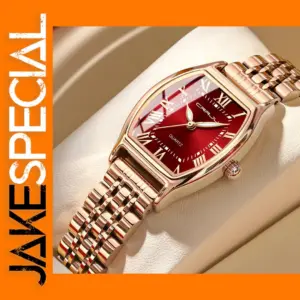 Waterproof Women's Square Quartz Dress Watch