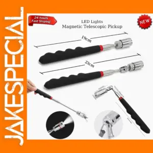 Telescopic Magnetic Pickup Tool with LED
