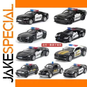 1:36 Mercedes Benz AMG GTS Police Car Model