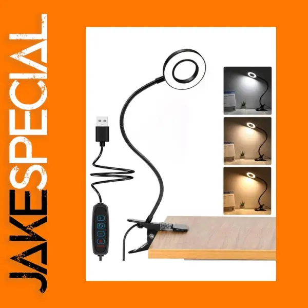 48 LEDs Gooseneck Clip-On Desk Lamp
