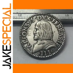 Antique Imitation Coin Replica of Alfonso I