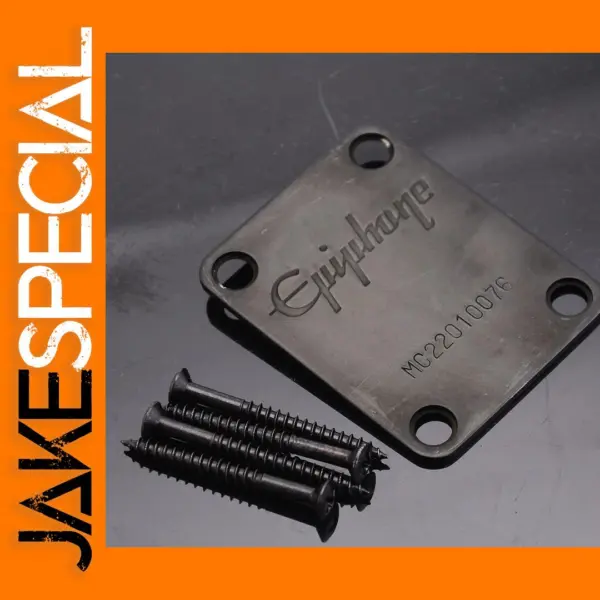 Electric Guitar Bass Neck Plate with Screws