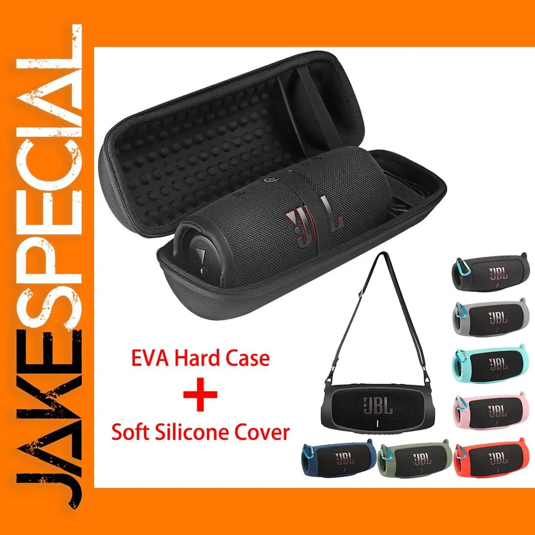 Hard EVA & Silicone Travel Cases for JBL Charge 5 Speaker 1 Hard EVA & Silicone Travel Cases for JBL Charge 5 Speaker
