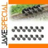 N Scale Metal Wheel Sets 12pcs for Trains