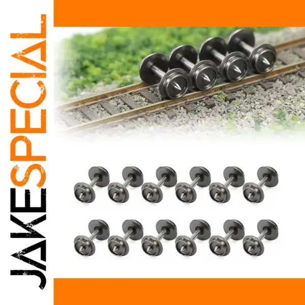 N Scale Metal Wheel Sets 12pcs for Trains