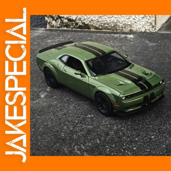 1:24 Metal Dodge Challenger SRT Hellcat Model