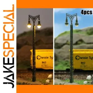 4pcs 1:160 N Gauge Model Railway Lights