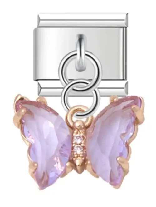 Zircon Butterfly Charm for DIY Bracelets 15 Zircon Butterfly Charm for DIY Bracelets - Image 15