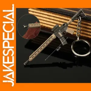 9cm PUBG Gun Keychain Alloy Mini Model